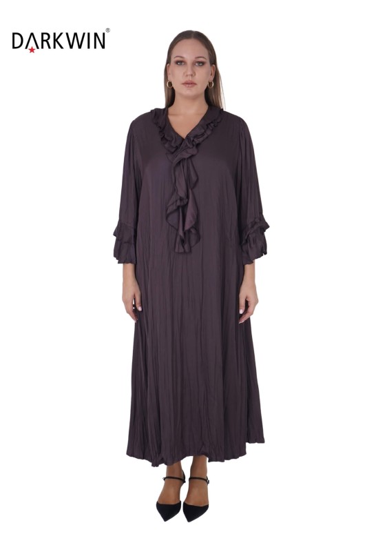 DARKWIN - B3835 DARKWIN ELBİSE KAHVE DARKWIN - B3835 DARKWIN ELBİSE KAHVE