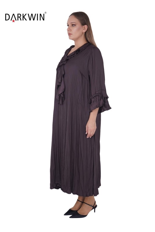 DARKWIN - B3835 DARKWIN ELBİSE KAHVE (1) DARKWIN - B3835 DARKWIN ELBİSE KAHVE (1)