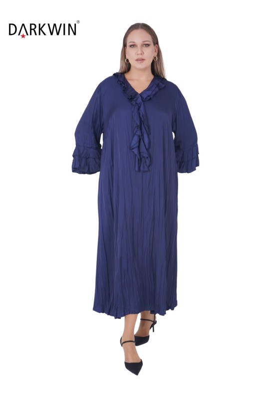 B3835 DARKWIN ELBİSE LACIVERT - Thumbnail