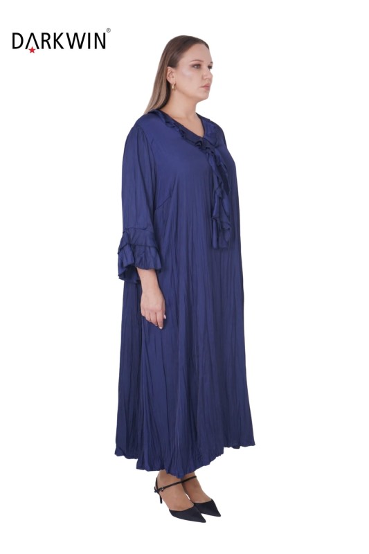 B3835 DARKWIN ELBİSE LACIVERT - Thumbnail