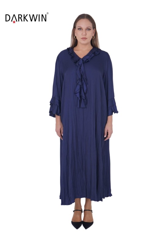 B3835 DARKWIN ELBİSE LACIVERT - Thumbnail