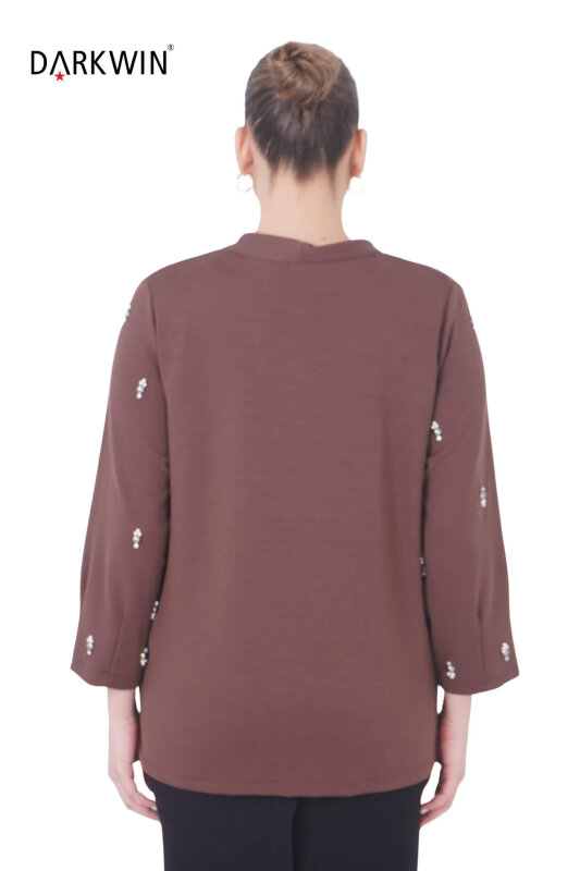 B3851 DARKWIN BLUZ ACIK KAHVE - 3