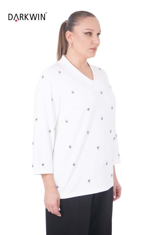 B3851 DARKWIN BLUZ EKRU - 3