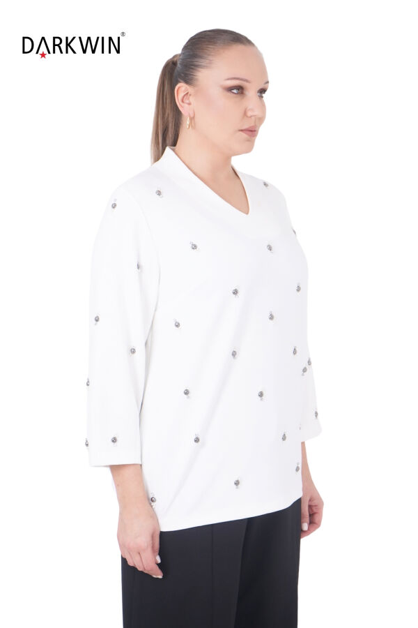 B3851 DARKWIN BLUZ EKRU - 3