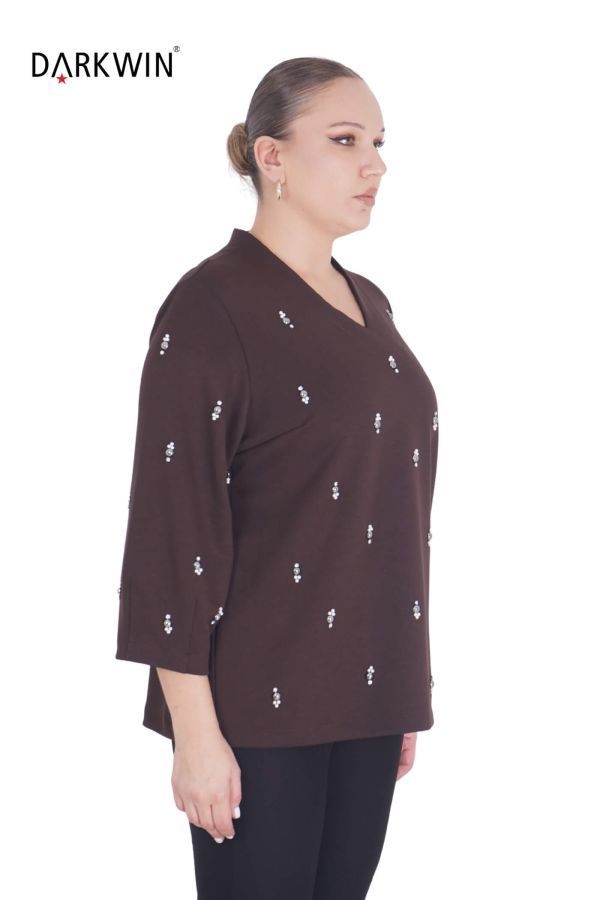 B3851 DARKWIN BLUZ KAHVE - 2