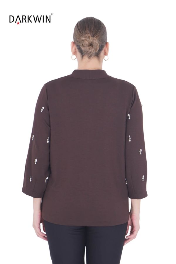 B3851 DARKWIN BLUZ KAHVE - 3