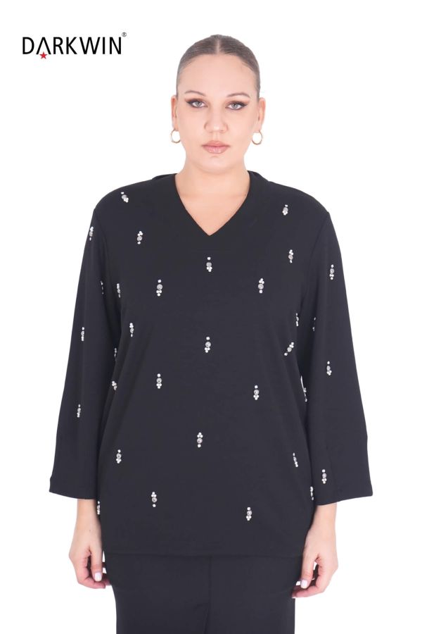 B3851 DARKWIN BLUZ SIYAH - 1