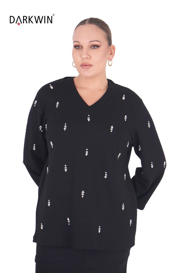 B3851 DARKWIN BLUZ SIYAH - 4