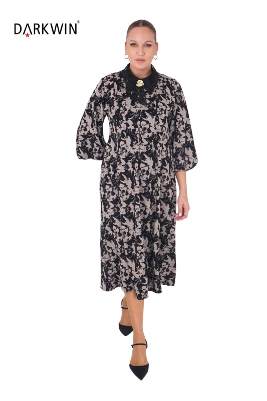 B3853 DARKWIN ELBİSE DESENLI - Thumbnail