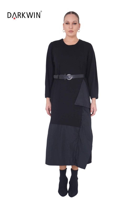 DARKWIN - B3860 DARKWIN ELBİSE SIYAH DARKWIN - B3860 DARKWIN ELBİSE SIYAH
