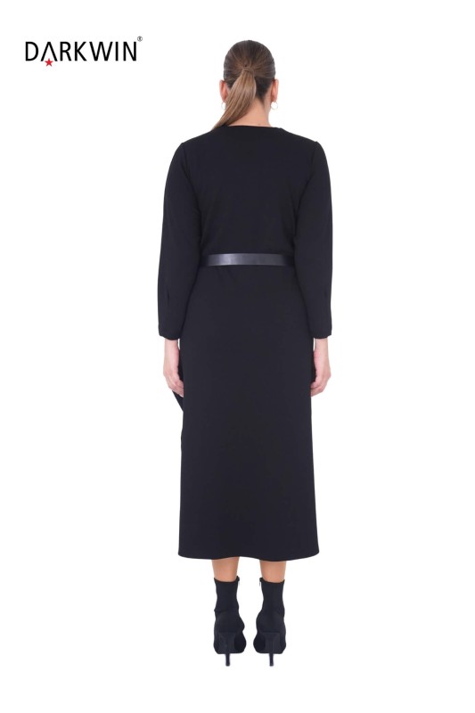 B3860 DARKWIN ELBİSE SIYAH - Thumbnail