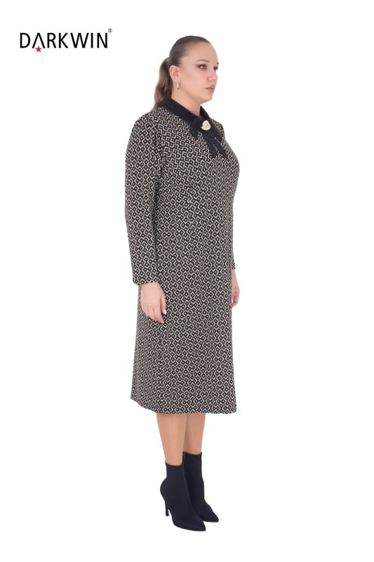 B3865 DARKWIN ELBİSE DESENLI - Thumbnail