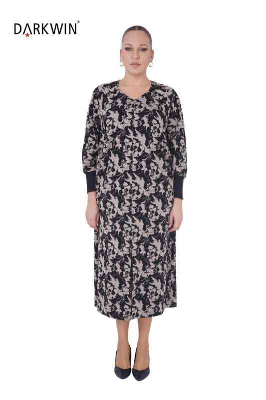 B3866 DARKWIN ELBİSE DESENLI - Thumbnail