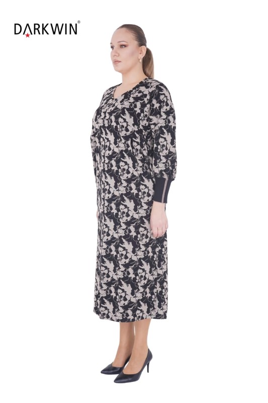 B3866 DARKWIN ELBİSE DESENLI - Thumbnail