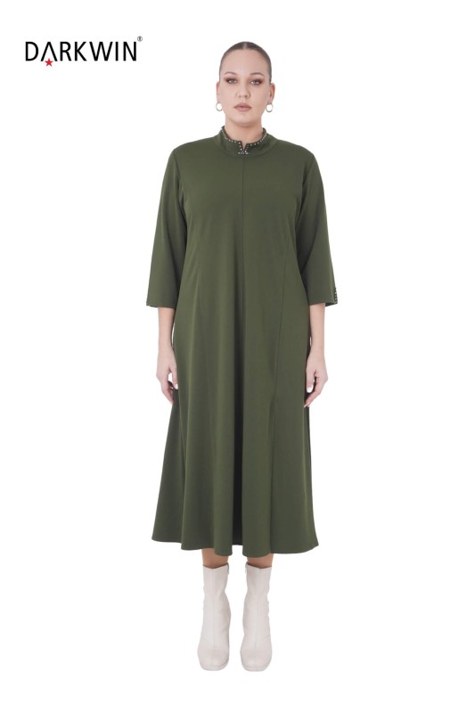 DARKWIN - B3867 DARKWIN ELBİSE HAKI DARKWIN - B3867 DARKWIN ELBİSE HAKI
