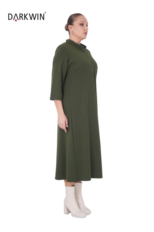 B3867 DARKWIN ELBİSE HAKI - Thumbnail