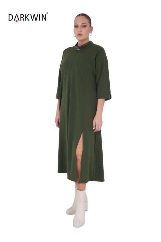 B3867 DARKWIN ELBİSE HAKI - Thumbnail