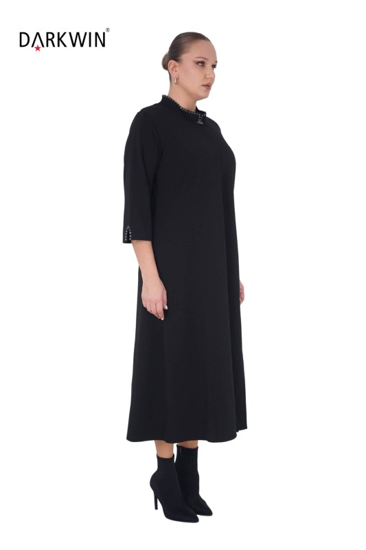 DARKWIN - B3867 DARKWIN ELBİSE SIYAH (1) DARKWIN - B3867 DARKWIN ELBİSE SIYAH (1)