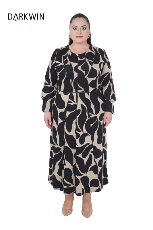 DARKWIN - B3868 DARKWIN ELBİSE DESENLI DARKWIN - B3868 DARKWIN ELBİSE DESENLI