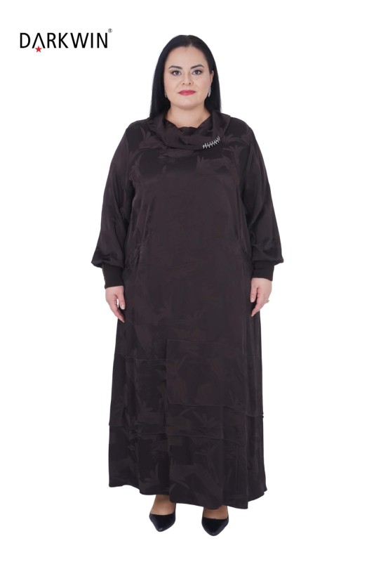 DARKWIN - B3870 DARKWIN ELBİSE KAHVE DARKWIN - B3870 DARKWIN ELBİSE KAHVE