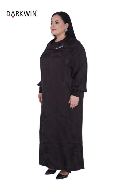 DARKWIN - B3870 DARKWIN ELBİSE KAHVE (1) DARKWIN - B3870 DARKWIN ELBİSE KAHVE (1)