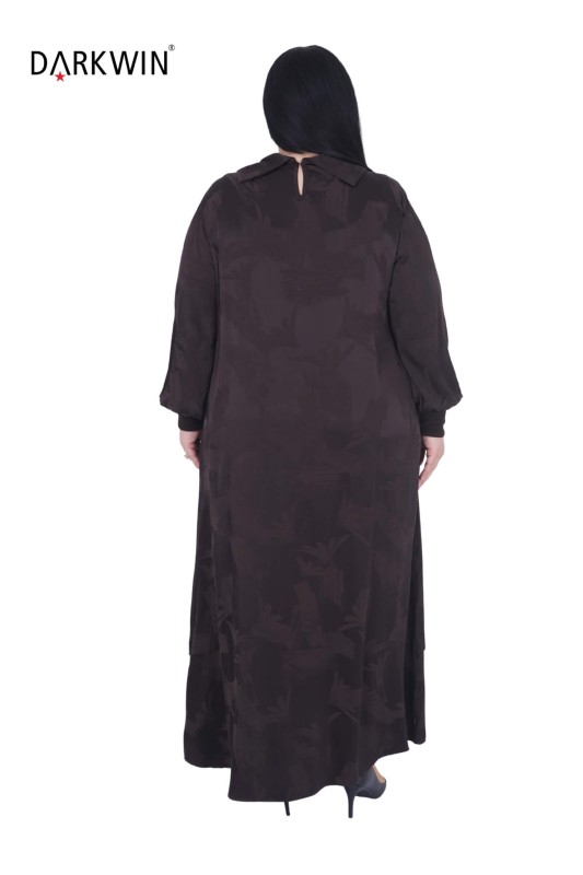 B3870 DARKWIN ELBİSE KAHVE - Thumbnail