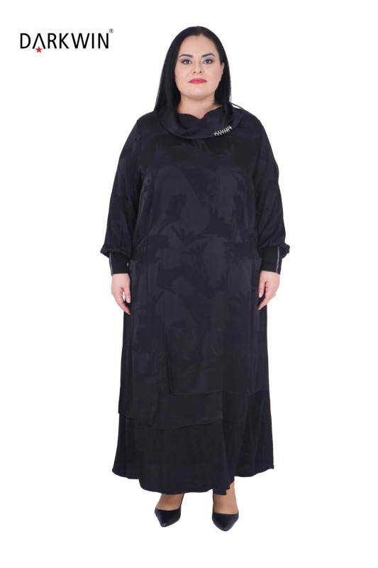 DARKWIN - B3870 DARKWIN ELBİSE SIYAH DARKWIN - B3870 DARKWIN ELBİSE SIYAH