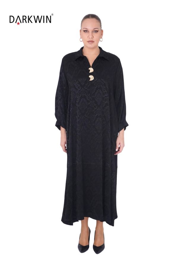 B3873 DARKWIN ELBİSE SIYAH - 1