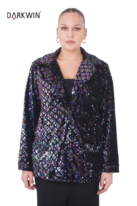 Darkwin - B3875 DARKWIN CEKET MOR Darkwin - B3875 DARKWIN CEKET MOR