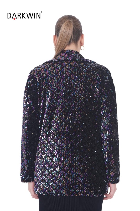 B3875 DARKWIN CEKET MOR - Thumbnail