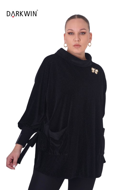 B3878 DARKWIN TUNİK SIYAH - Thumbnail