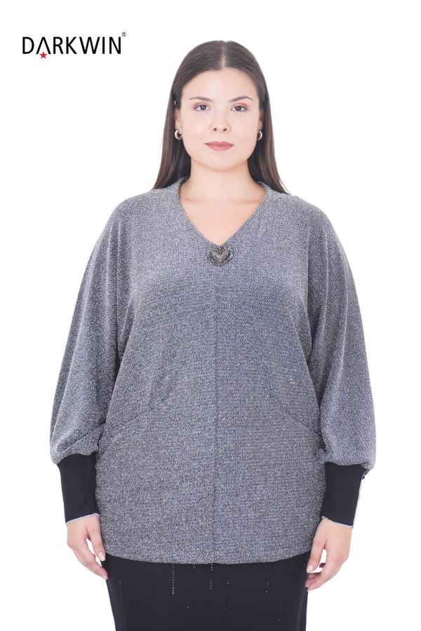 B3884 DARKWIN BLUZ GUMUS - 1