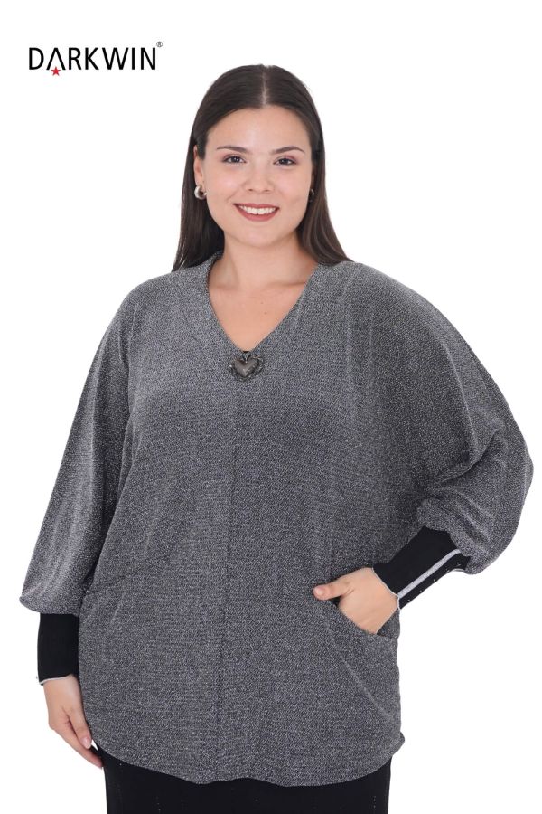 B3884 DARKWIN BLUZ GUMUS - 4