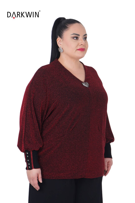 B3884 DARKWIN BLUZ KIRMIZI - 2