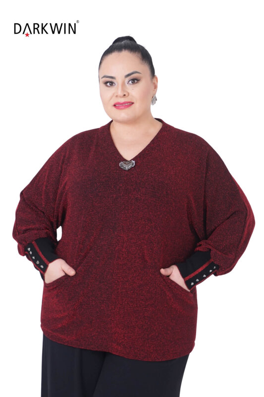 B3884 DARKWIN BLUZ KIRMIZI - 4