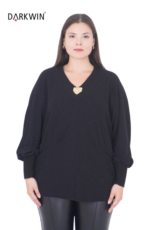 B3884 DARKWIN BLUZ SIYAH - Darkwin