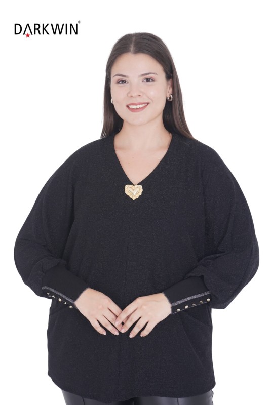 B3884 DARKWIN BLUZ SIYAH - 4