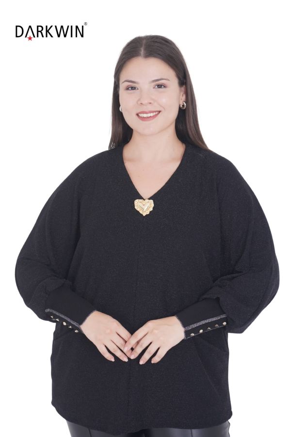 B3884 DARKWIN BLUZ SIYAH - 4