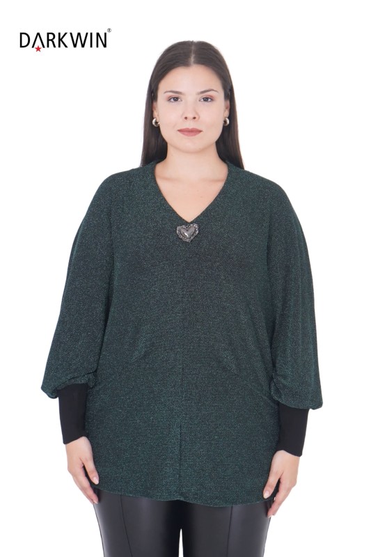 B3884 DARKWIN BLUZ YESIL - Darkwin