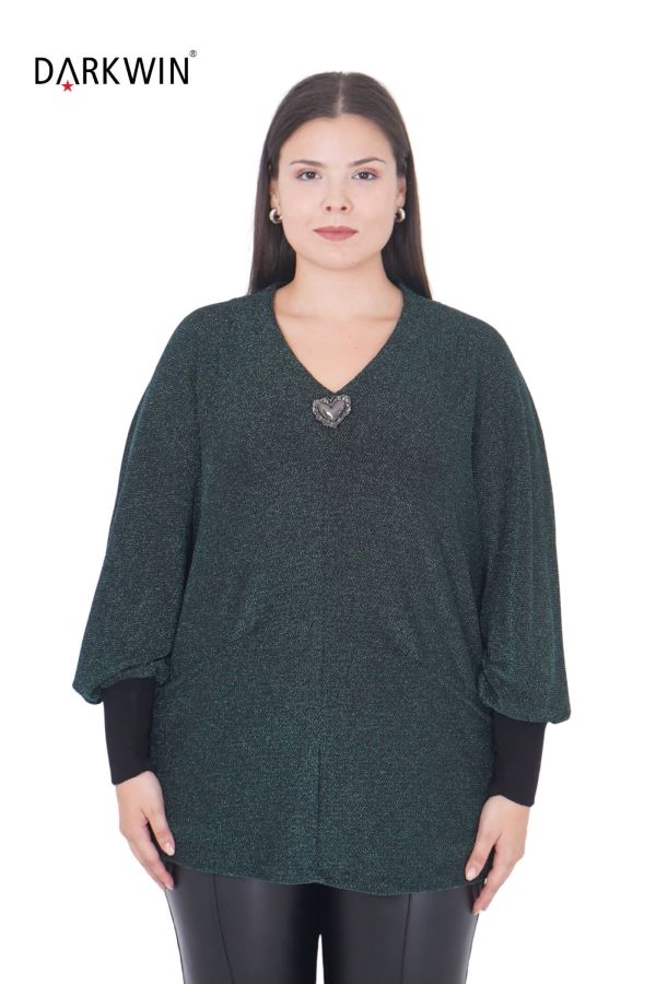 B3884 DARKWIN BLUZ YESIL - 1