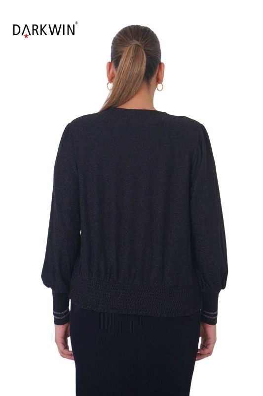 B3885 DARKWIN BLUZ SIYAH - Thumbnail