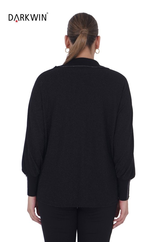 B3888 DARKWIN BLUZ SIYAH - Thumbnail