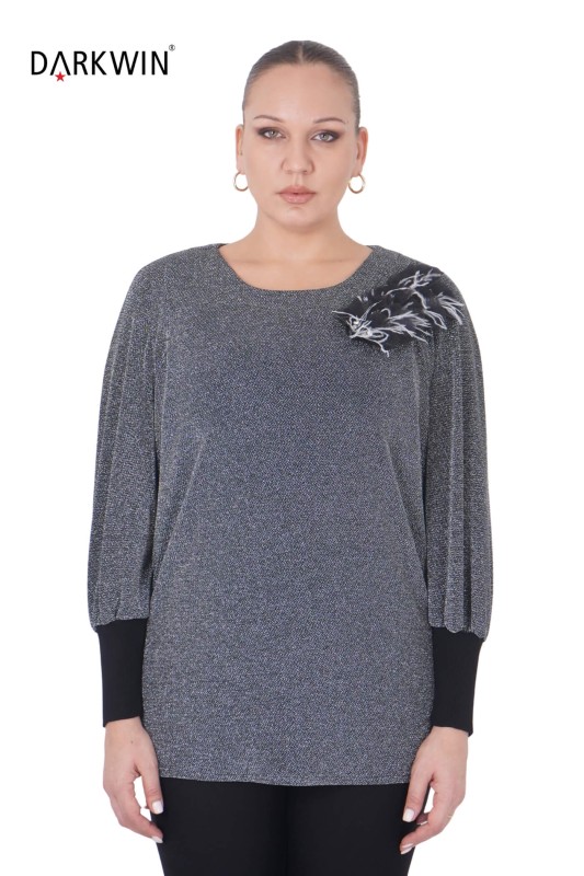 Darkwin - B3896 DARKWIN BLUZ GUMUS