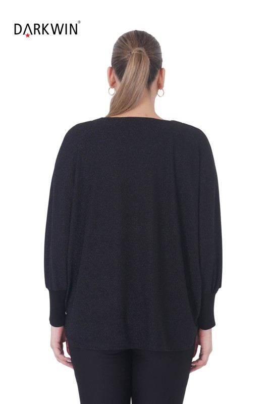 B3896 DARKWIN BLUZ SIYAH - Thumbnail