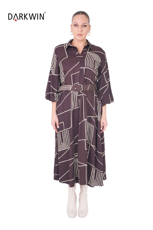 B3897 DARKWIN ELBİSE DESENLI - DARKWIN
