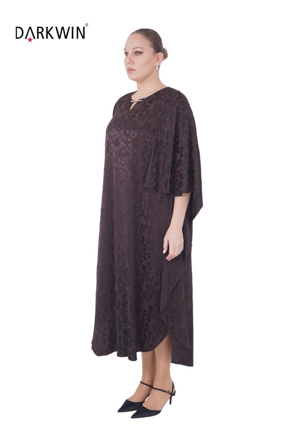 B3899 DARKWIN ELBİSE KAHVE - 2