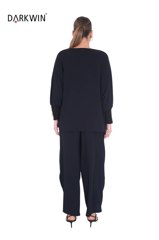 B3900 DARKWIN BLUZ-PANTOLON SIYAH - 3