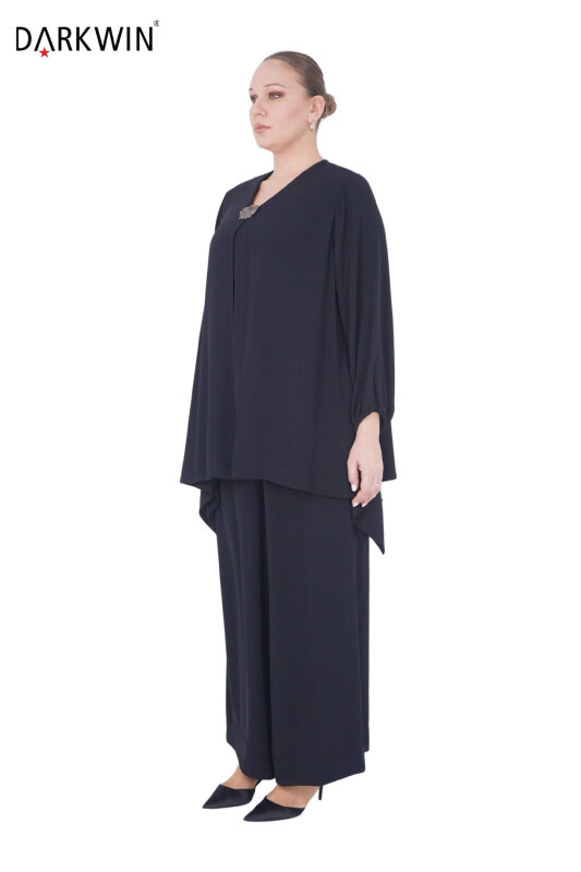 B3902 DARKWIN BLUZ-PANTOLON SIYAH - DARKWIN (1)