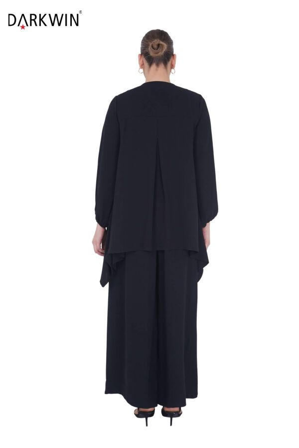 B3902 DARKWIN BLUZ-PANTOLON SIYAH - 3