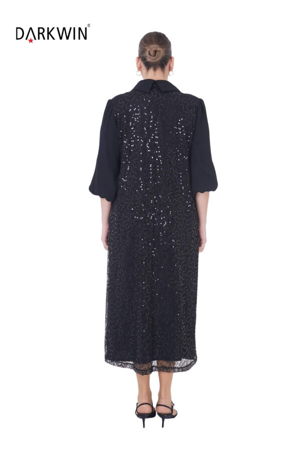 B3907 DARKWIN ELBİSE SIYAH - 3